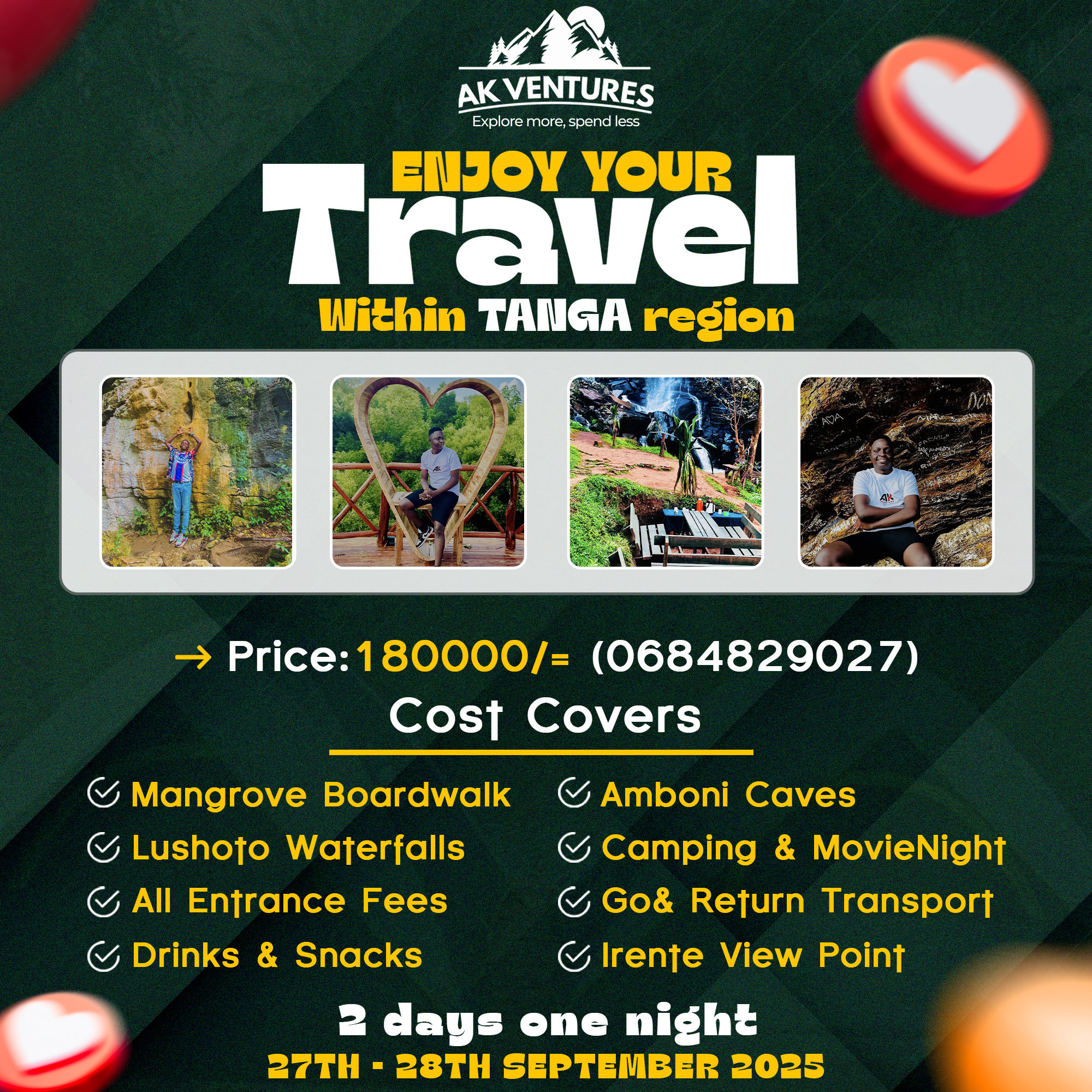 Tanga Tour – Nature, Caves & Breathtaking Views